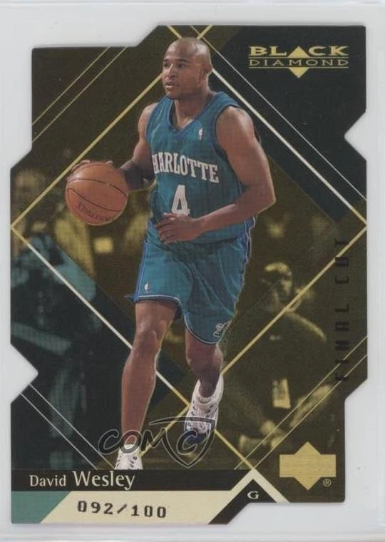 1999-00 Upper Deck Black Diamond Final Cut /100 David Wesley #9 - Image 1 of 2