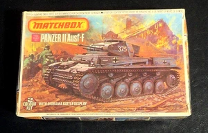 Matchbox #PK-81 Panzer II Ausf-F Modelo Kit Militar 1-76 1983 Sellado - Imagen 1 de 6