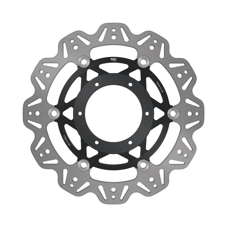 EBC Float Vee Rotor Front Black Hub Front Left for Honda CB 900 F Hornet 2002-07 - Image 1 of 1