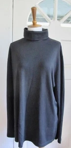 Marimekko Pullover Tunika Oberteil Gr. XXL schwarz Rollkragen Baumwolle - Bild 1 von 8