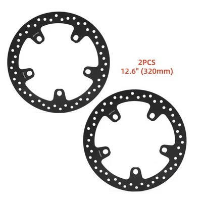 2pcs Front Brake 12.6" Rotors for Harley 2024-Up Touring Street Glide Road Glide - Image 1 of 4