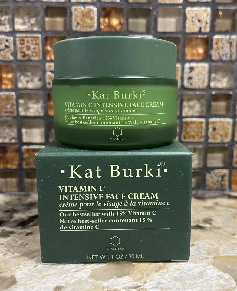 KAT BURKI Vitamin C Intensive Face Cream NEW In Box BRIGHTEN 1oz Retail $80 - Image 1 of 4