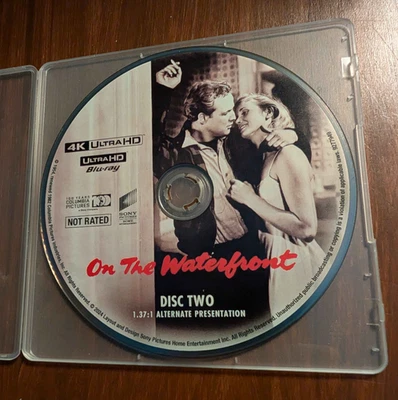 On The Waterfront (4K UHD Only!) 1:37:1 Aspect Ratio- Disc only! with blank case - Image 1 of 4
