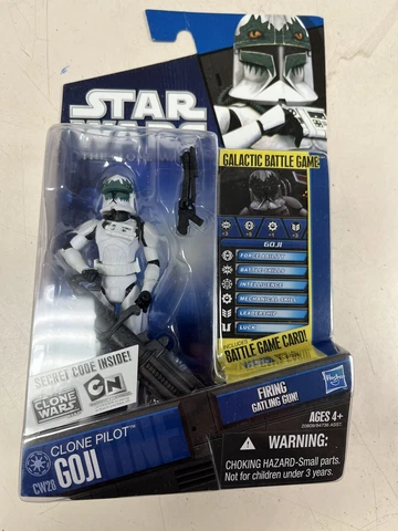 * HASBRO STAR WARS THE CLONE WARS CLONE PILOT GOJI CW28 *STB Cover