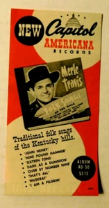 Capitol Records Artists songs fold-out - Picture 1 of 4