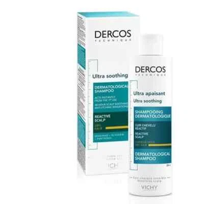 Champú tratamiento ultra calmante VICHY Dercos 200 ml-calma picazón cuero cabelludo Foto 1 de 4