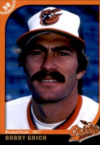 2007 Bluefield Orioles 50th Anniversary Grandstand #21 Bobby Grich Muskegon MI