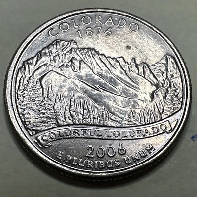 2006 D Washington Statehood Quarter  - Colorado - 25C 7746N - Image 1 of 3