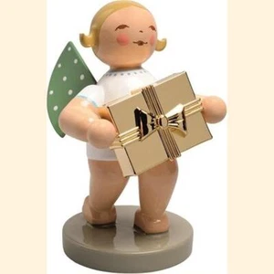 Wendt & Kühn Goldedition N°7 Gratulant Engel mit Geschenk, 650/120, blond/braun - Bild 1 von 5