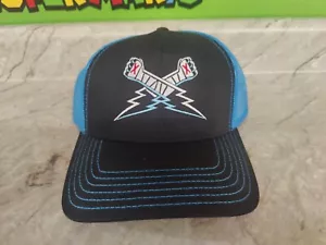 Wrestling CM Punk Chicago Event Exclusive Trucker Snapback Cap Otto Black/Blue - Picture 1 of 4