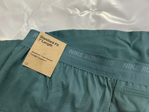 Nike Stride Dri-FIT 7" Brief-Lined Green Running Shorts DM4761-379 Mens Size 2XL - Picture 1 of 7