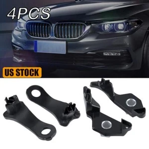 4Pcs Headlight Headlamp Repair Brackets Clips Set For BMW 5 Series E60 E61 - Picture 1 of 10