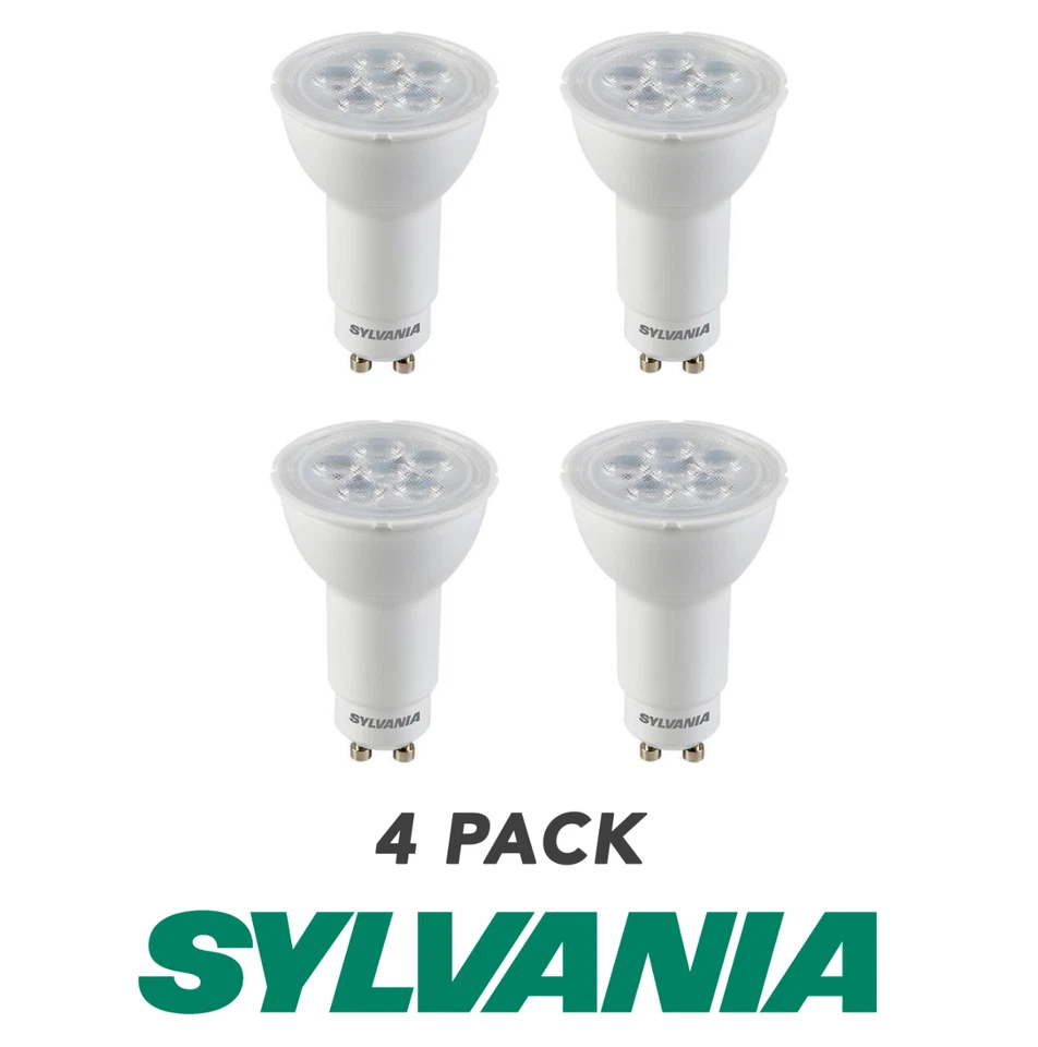 4x Sylvania 28585 RefLED ES50L V3 Long Neck LED Light Bulbs GU10... - Image 1 of 1