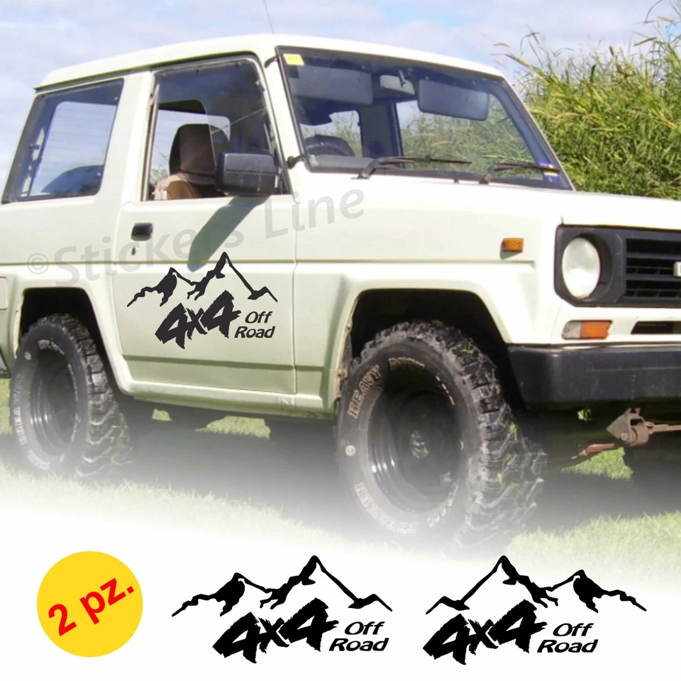 Adesivi fuoristrada Daihatsu Rocky Feroza Terios montagna 4x4 off road  - Imagen 1 de 1