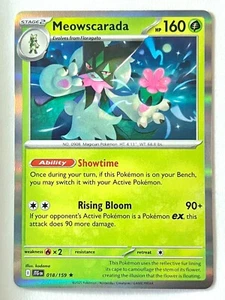 Meowscarada 018/159 Holo Rare Journey Together Pokemon - Pack Fresh Near Mint NM - Picture 1 of 4