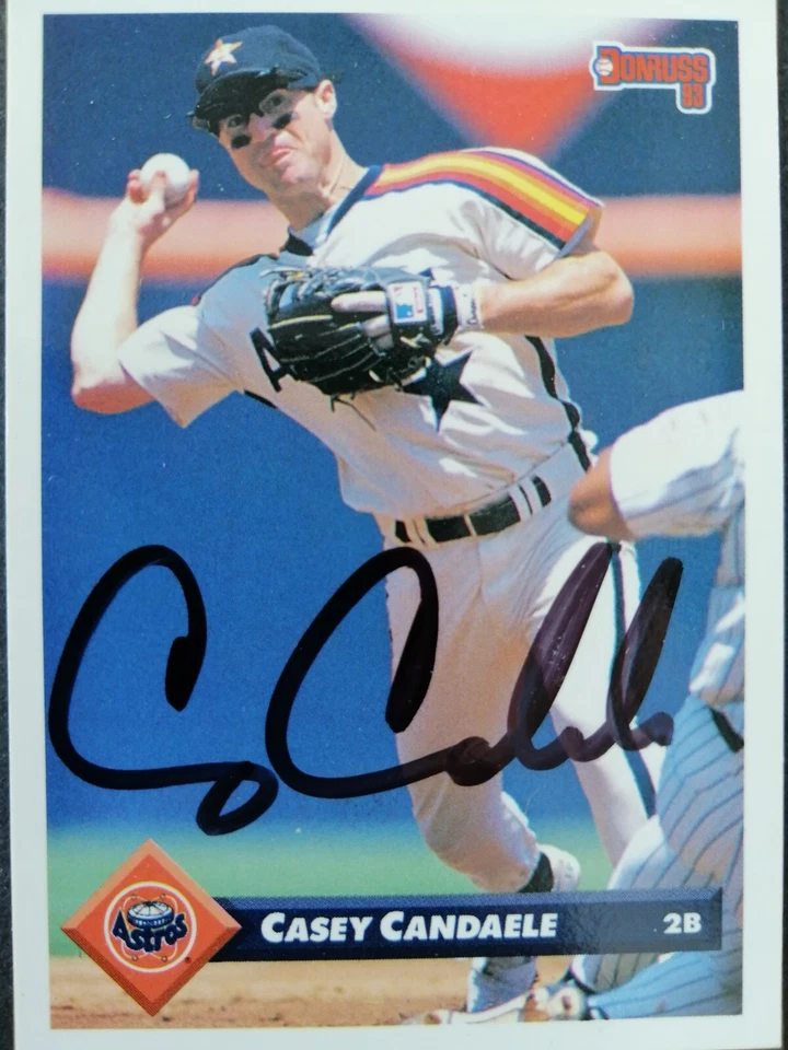 1993 Donruss SIGNED: Casey Candaele, ASTROS #536 - Image 1 of 1