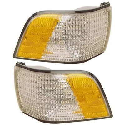 New Front Side Corner Light Left & Right Set of 2pc For 1991-1996 Buick Century Foto 1 de 4
