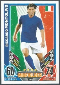TOPPS MATCH ATTAX EURO 2012- #106-ITALIA-RICCARDO MONTOLIVO - Imagen 1 de 1