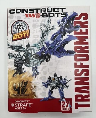 Transformers Construct Bots Dinobots Strafe Hasbro 2013 Build Your Bot - Image 1 of 4