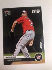 2020 Topps Now Exclusive Summer Camp Wave 1 Max Scherzer Nationals OD455