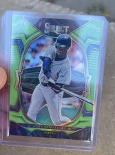 2023 PANINI SELECT BASEBALL GREEN PRIZM KEN GRIFFEY JR. MARINERS #63 69/75