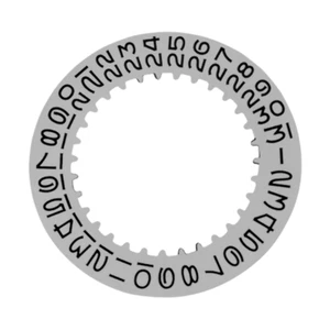 WATCH DATE DISC CALENDAR FOR ROLEX 1530-1570 5508 5513 1675 1680 SILVER TOP QLY - Picture 1 of 2