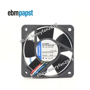 Ebmpapst 614N/2GHH Axial Fan DC 24V 3.6W 150mA 60*60*25mm EBM Cooling Fan 3Pin - Picture 1 of 6