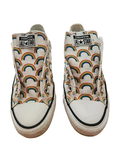 CONVERSE All Star Rainbow Unisex Canvas Sneakers Women's Size 7 Men's Size 5 - Picture 1 of 11