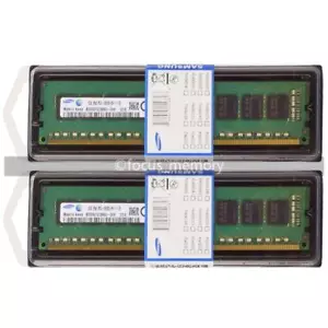 Samsung 16GB (2x 8GB) PC3-10600E DDR3-1333 ECC Unbuffered UDIMM 1.5V for HP Z420 - Picture 1 of 4