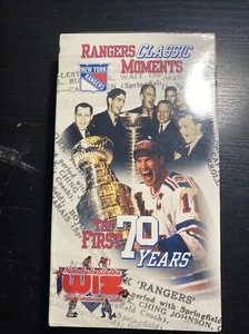 New Rangers First 70 Years Classic Moments VHS Tape -Package Sealed - Picture 1 of 3