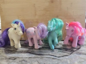 LOT 4 Vintage 1983 G1 My Little Pony Unicorn - Picture 1 of 17