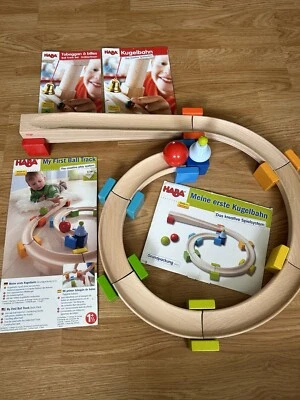 My First Ball HABA Basic 17 Piece WOODEN BUILDING SET Made In GERMANY *One Ball - Image 1 of 4