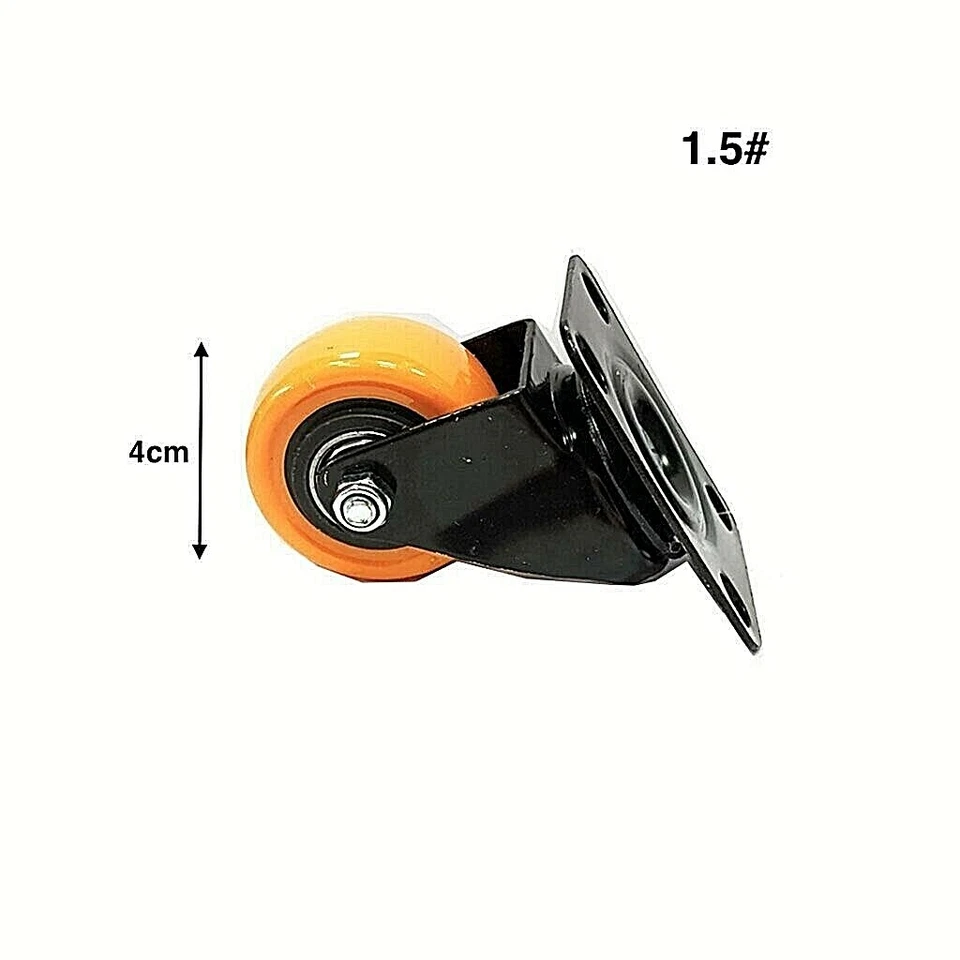 Rotella Ruota con staffa Girevole 1.5 # Orientabile con Cuscinetti Carrello Hmj - Immagine 1 di 1