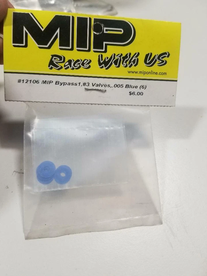 Vintage MIP #12106 Bypass1, #3 Valves, .005 Blue (6) NEW - Image 1 of 1
