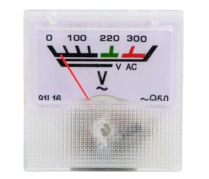 1PCS DC/AC 0-300V Class 5.0 Accuracy Square Plastic Voltage Meter Voltmeter - Picture 1 of 3