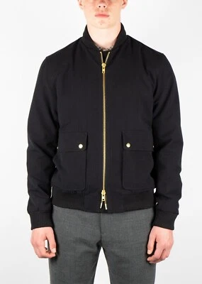 Oliver Spencer Bermondsey Bomber Jacket Tamworth Midnight, size UK38 - BNWT £390 - Image 1 of 4