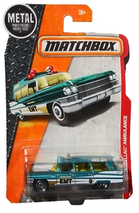 2016 Matchbox MBX Heroic Rescue '63 CADILLAC AMBULANCE - Picture 1 of 10