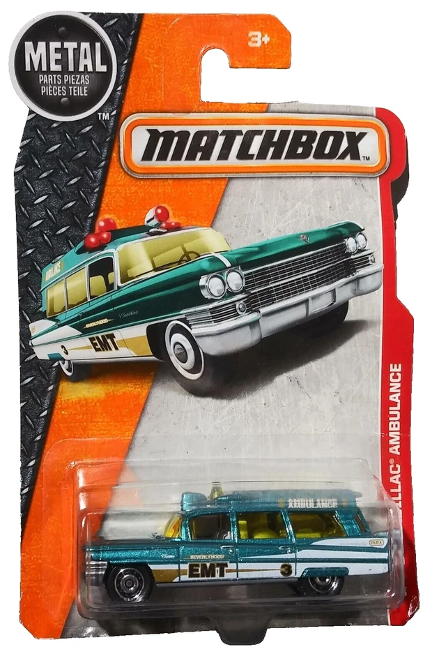 2016 Matchbox MBX Heroic Rescue '63 CADILLAC AMBULANCE - Image 1 of 4