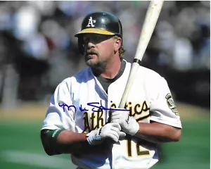 MATT STAIRS Autographed Signed 8 x 10 Baseball Photo Oakland A's COA - Picture 1 of 1