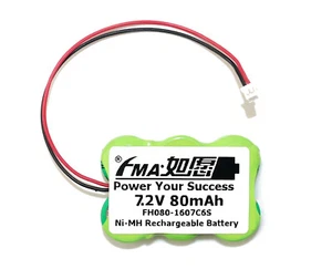 Self-Powered Car Alarm Device 80H 160H 250H 7.2V 80-250mAh Ni-MH Button Battery - Picture 1 of 22