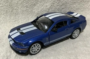 SHELBY GT500 ``1:43 Scale~~blue And White - Picture 1 of 3