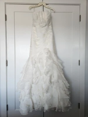 Pronovias Alfi Organza Wedding Dress - Image 1 of 4