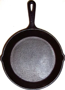 Hand-Cast Cast Iron Frying Pan Pre-Seasoned 7½” #8 Skillet - Bild 1 von 3