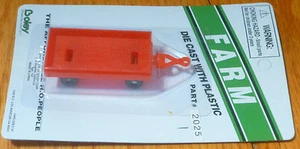 Boley HO #185-20251 kleiner Pritschenanhänger -- rot - Bild 1 von 1