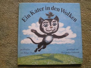 Un gato en las nubes - libro infantil de la RDA 1 Edición Vuelos Aviones Aeropuerto - Imagen 1 de 6