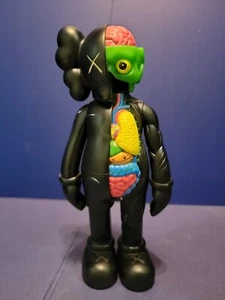 2016 Medicom Kaws Flayed Companion Black Open Edition No Box see pictures - Picture 1 of 13