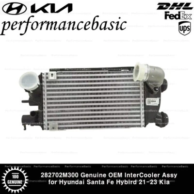 282702M300 Genuine OEM InterCooler Assy for Hyundai Santa Fe Hybird 21-23 Kia  - Image 1 of 2