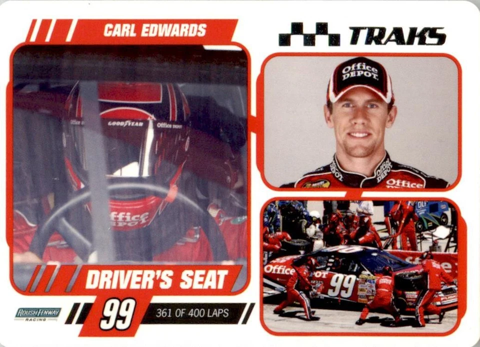2007 Traks Driver's Seat Laps #DS24 Carl Edwards - Image 1 of 2