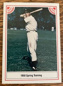 1983 ASA THE JOE DIMAGGIO STORY CARD # 8 of 12 EXCELLENT FAST SHIPPING