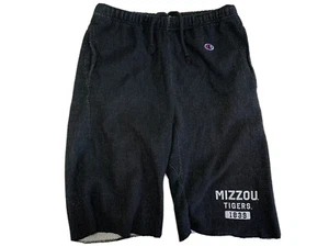 C93 Mizzou Tigers Champion Reverse Weave Cutoff Sweat Shorts Gr. S anthrazit - Bild 1 von 6